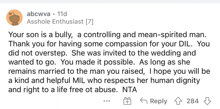 This is honestly such a sad situation, but we are thankful for OP.