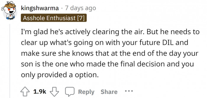 The only good quality the girl showed was trying to clear the air because she knows the mother is capable of refusing to accept her.
