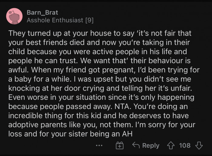 OP and her husband are doing an incredible thing.