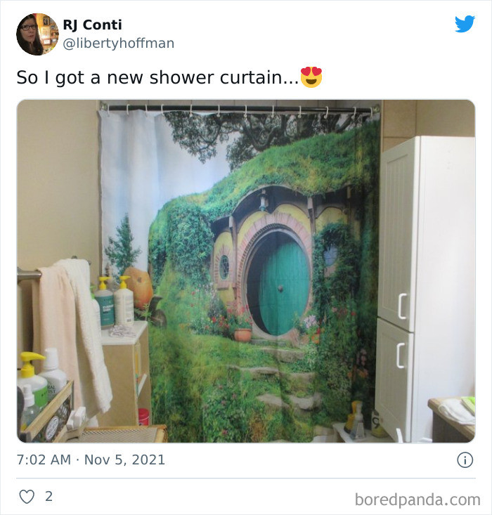 19. The Shire Shower Curtain