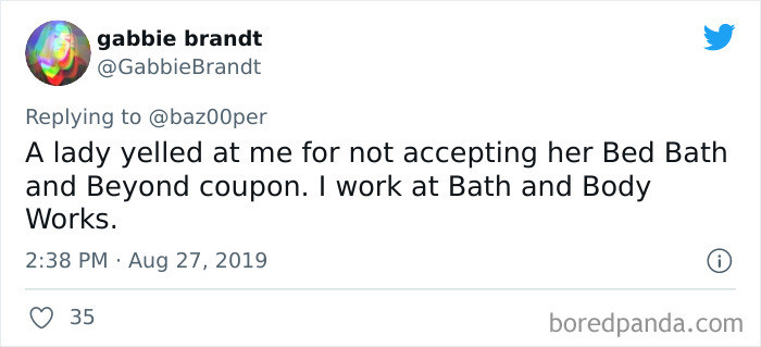 #9 The one with the Bed Bath & Beyond coupon