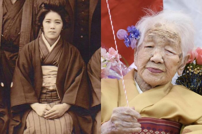 46. Kane Tanaka, The World's Oldest Living Person At Age 118—She Lived Through Both World Wars And Even Reached The COVID-19 Pandemic