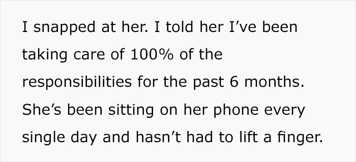 And he snapped at his wife