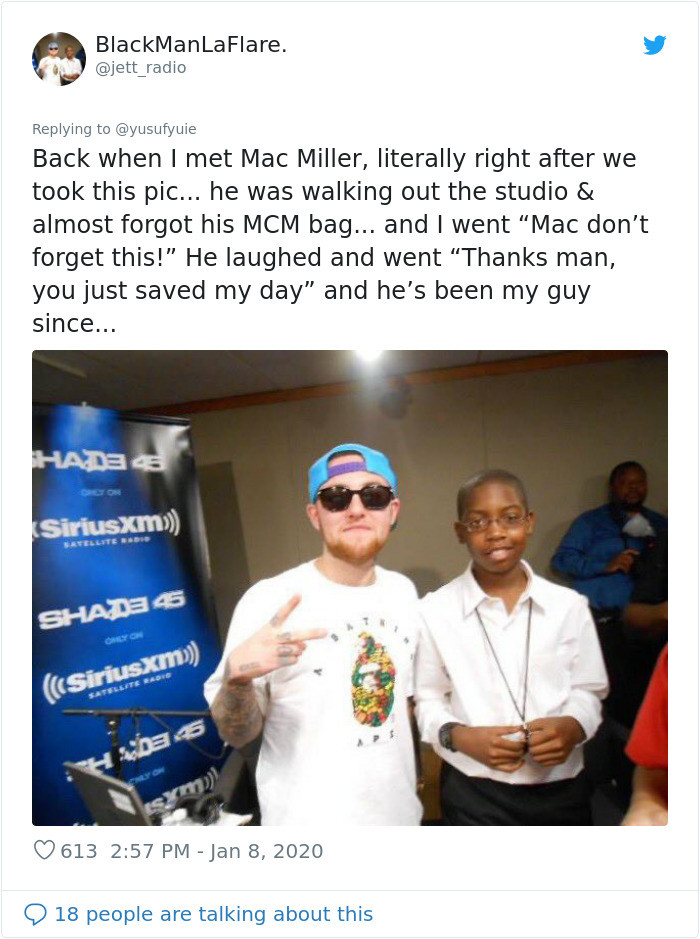 26. The late Mac Miller.