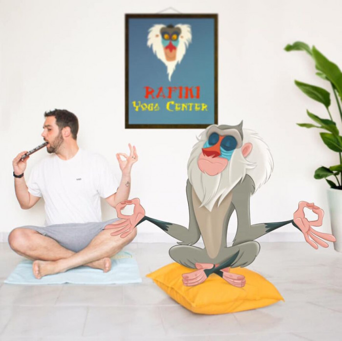 21. Better not let Rafiki catch you eating while meditating!