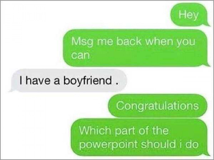 She has a boyfriend.