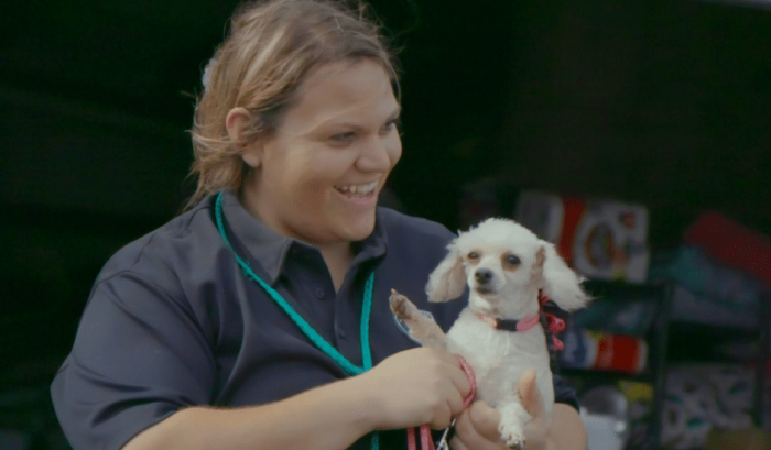 Denney was previously an accountant but she left her office job to pursue her dream of helping to save animals. 