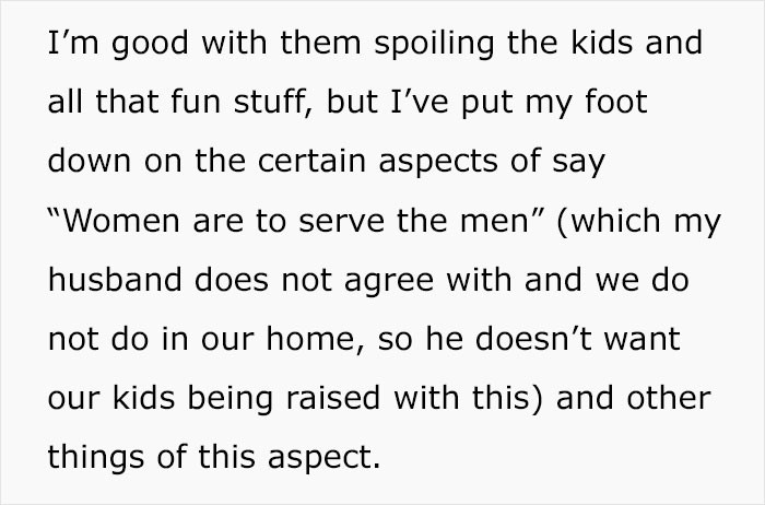 She discusses their cultural differences.