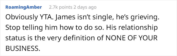 OP is probably interested in James. Romantically...