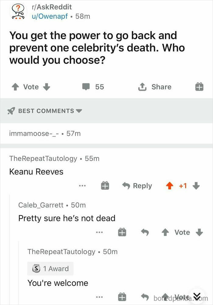 9. Who is dead and who isn't?