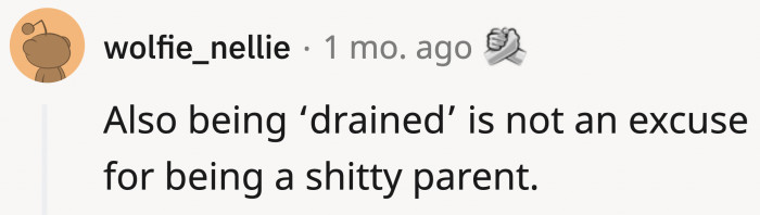 Being a parent cannot take a backseat