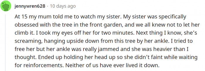 1. Babysitting is tough work