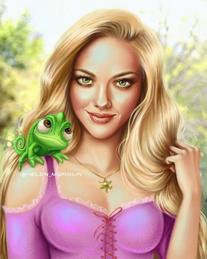 37. Amanda Seyfried as Rapunzel from Tangled