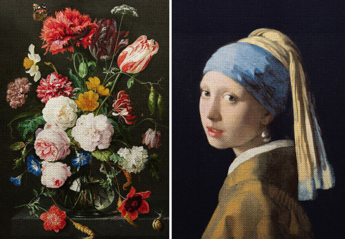 If you're not a fan of the Mona Lisa, there are other artworks available, like the Girl with a Pearl Earring.