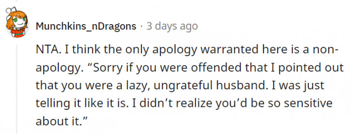 There's nothing wrong with just stating the facts here.