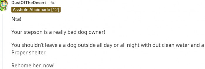 8. A really bad dog owner...