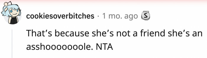 The story made this pretty clear