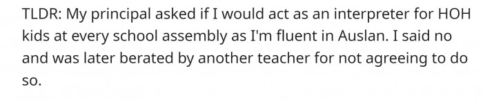 To make a long story short: