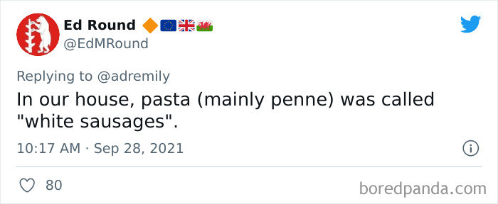 22. White sausages are the best...