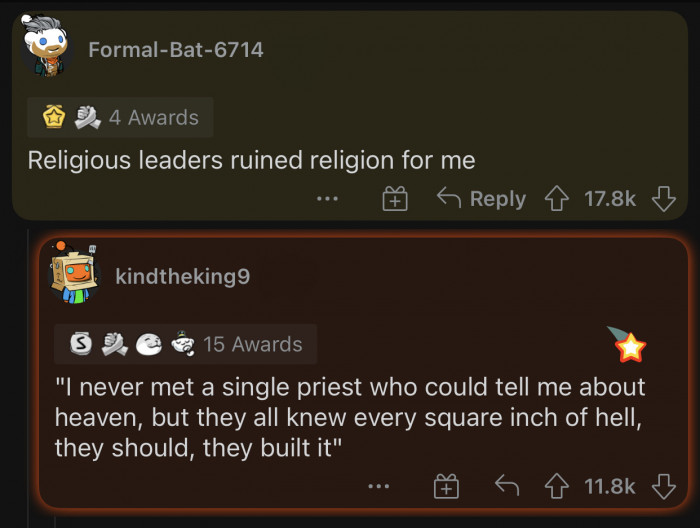 13. The faces of religion.