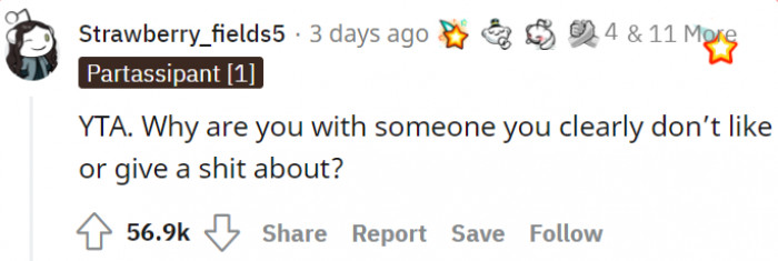 As you might expect, people on Reddit did not take this lightly.