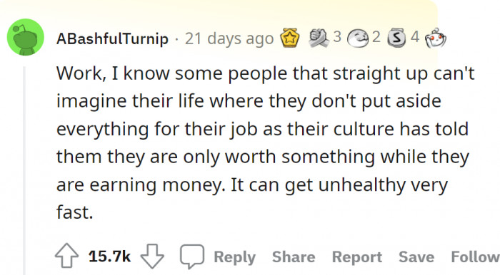 16. Too bad that our system does not allow most people to truly relax and take a break from work