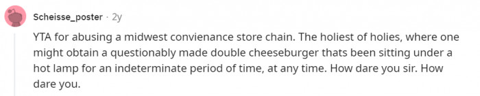 And accused him of abusing the holiest of holies.