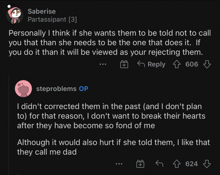 Woman Gets Upset Whenever Her Children Refer To Their Stepfather As 