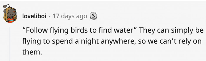 8. It might be a fruitless mission.