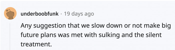 Their plans to build a foundation will slow down with those kinds of suggestions.