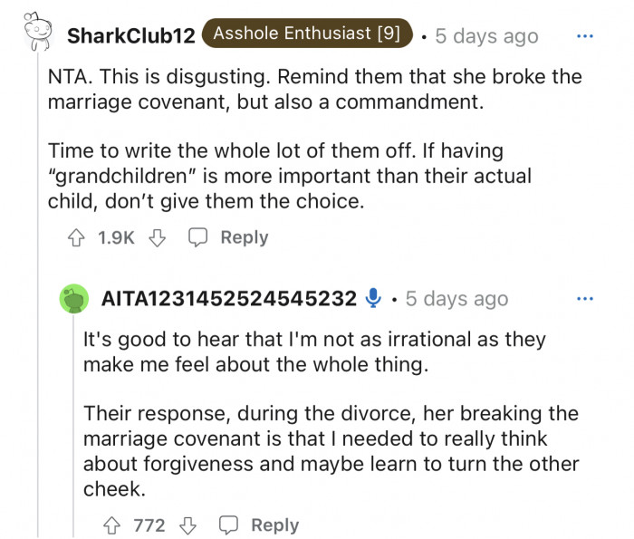 Reddit came in with the comments.