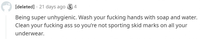 Yeah, you should check out some underwear hanging out to dry. Cheetah marks all over.