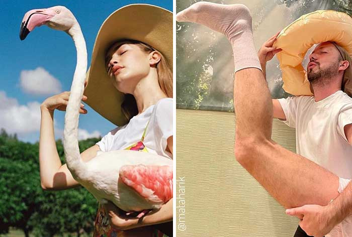 5. Gigi Hadid and Her Parody Follows