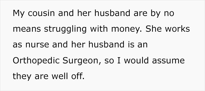 She wanted to clear up some points from her original post.