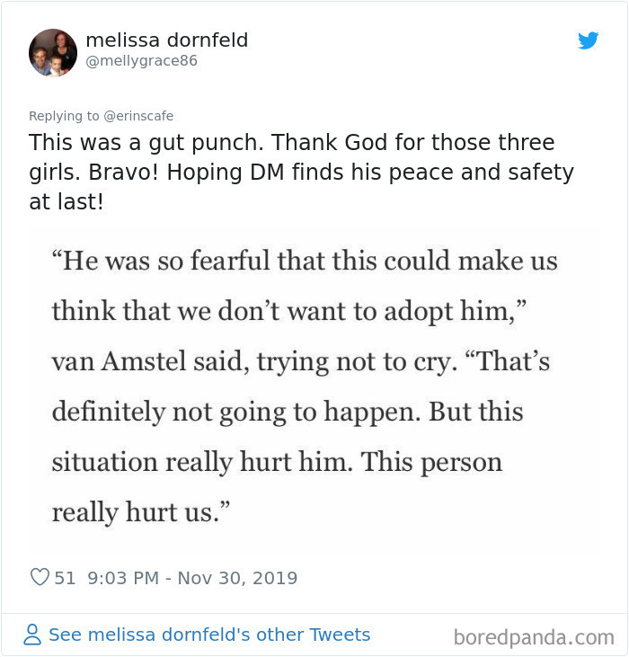 They expressed the emotional turmoil of reading the impact on the students. 