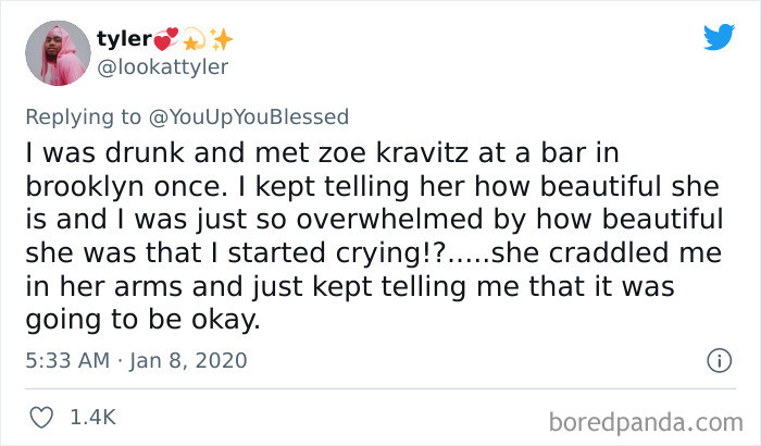 #11 OMG, Zoe is a legend.