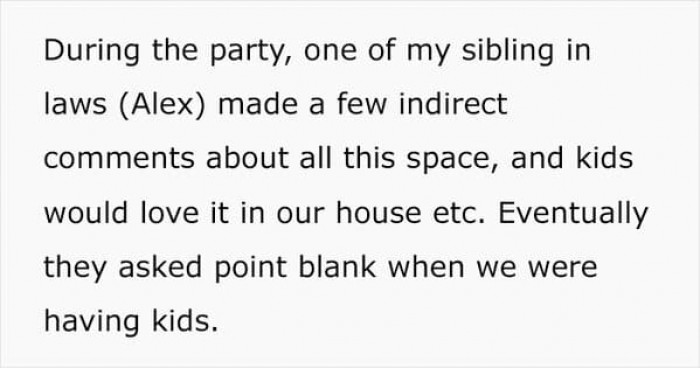 And one of the family members just had to comment on how nice it would be to have kids running around such a large house.