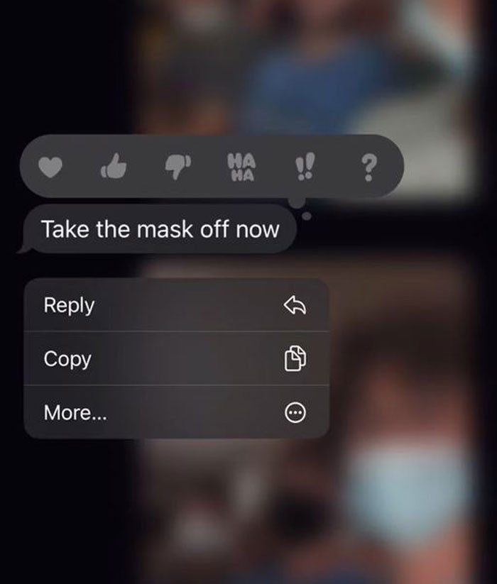 Message number one is about face masks.