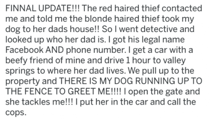 Finally, some good news.