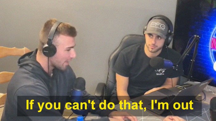 And if she doesn't look amazing? He's out!