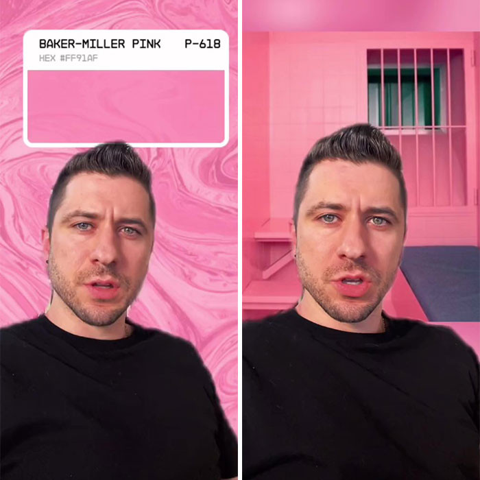 The secret behind a a colour named Baker-Miller Pink