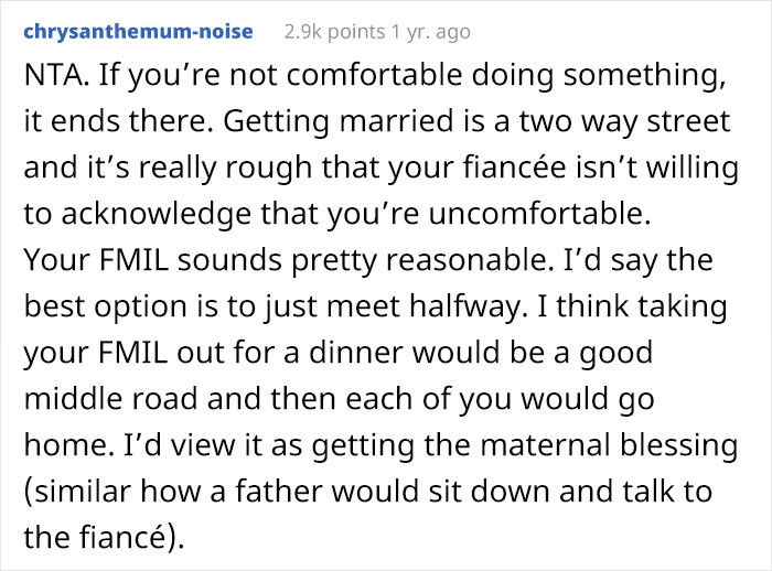 As simple as that: if you are not comfortable doing something, that's the end of it!