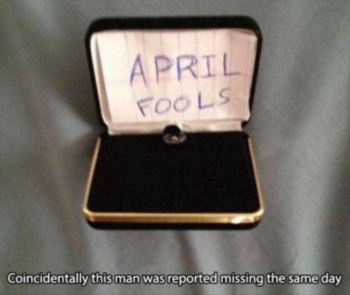 April Fool's honey! This one deserves a year in the dog house.