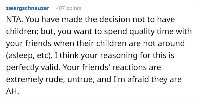 #5 It is your decision to not have children and your reasons are valid.