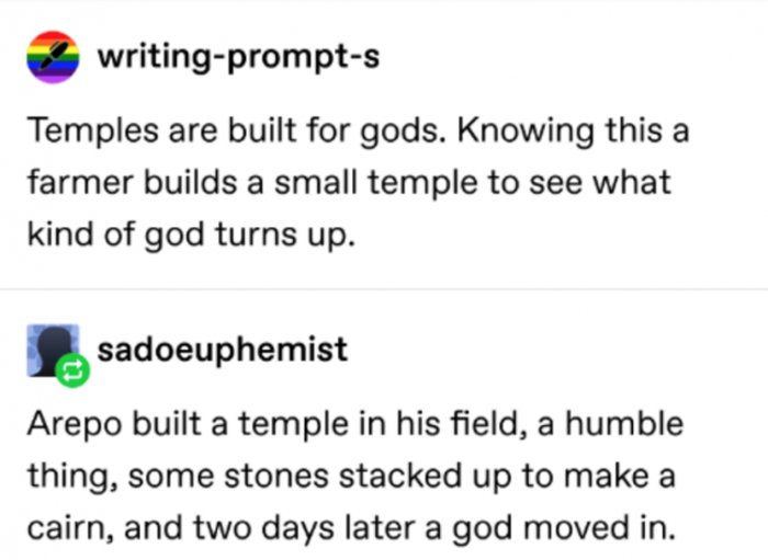 Here's how it all started: