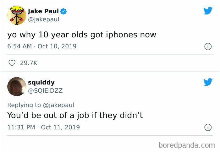 24. Jake Paul must be really feeling small after reading this!