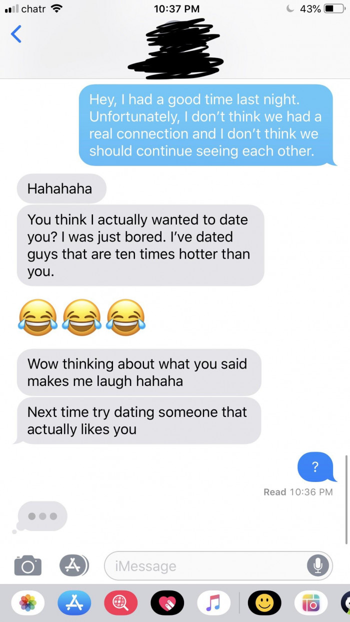 yOu tHinK i WaNTeD tO dAtE yoU?