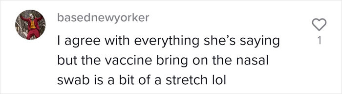 People were surprisingly agreeing with her, except on some points.