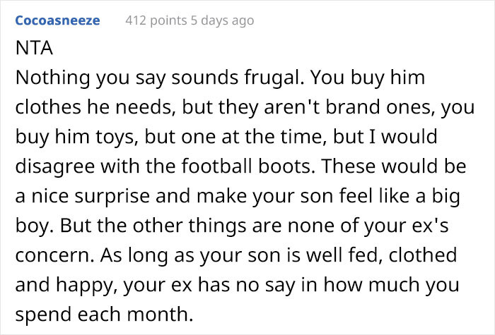 As long as your son's okay, everything is fine