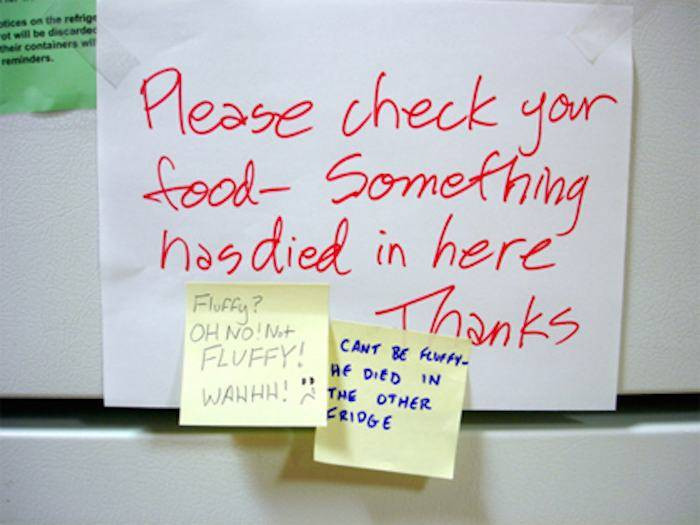 5. Nothing worse than dead food
